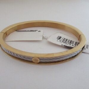 CHARRIOL Forever Icon Thin Bangle Gold an Silver Tone